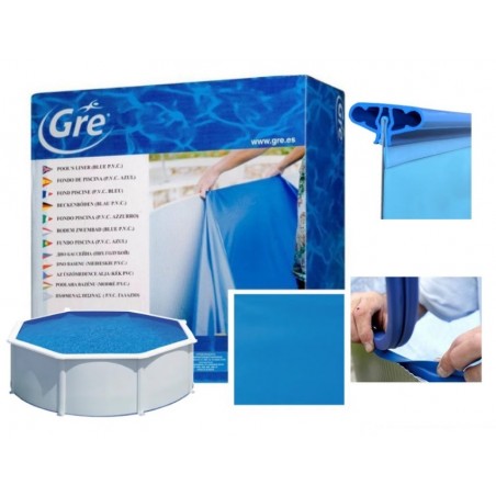 Gre Akasztó Profilos Pótfólia Kör Medencéhez - 350 x 132 cm