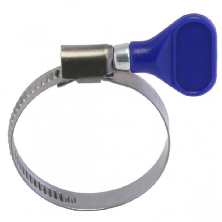 Medence Csőbilincs Műanyagfüles Pillangó Fogantyúval 35 - 50 mm