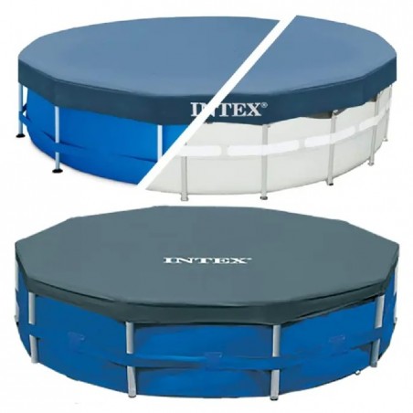 Intex Fémvázas Kör Medence Takaró Fólia 305 cm