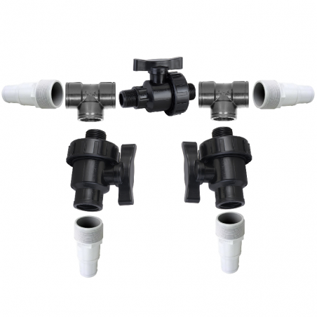 Medence ByPass Szett Szolár Panelekhez 32 / 38 mm Csatlakozókkal