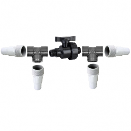 Medence ByPass Szolár Panelekhez 32 / 38 mm Csatlakozókkal