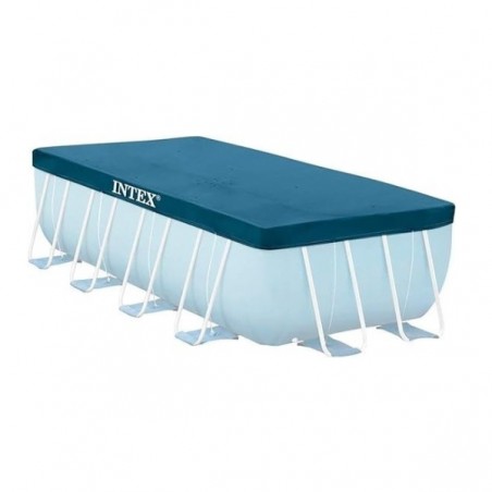 Intex Fémvázas Téglalap Medence Takaró Fólia 400 x 200 cm
