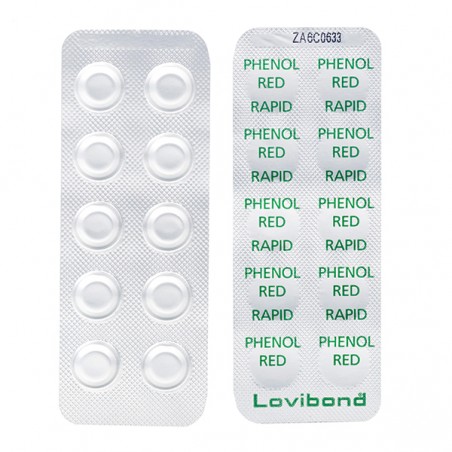 PHENOL RED Tabletta Astralpool Blue Vízelemző Teszterhez