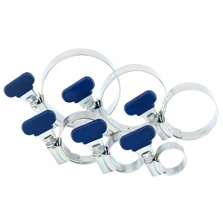 Medence Csőbilincs Műanyagfüles Pillangó Fogantyúval 35 - 50 mm