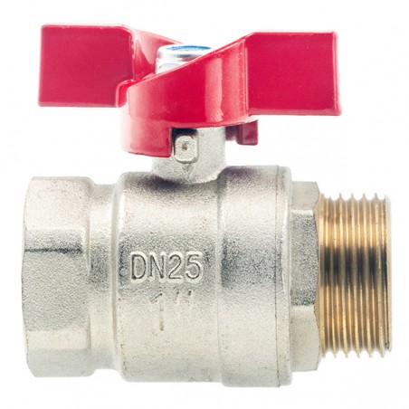 Pillangókaros Fém Golyóscsap 1" KM-BM