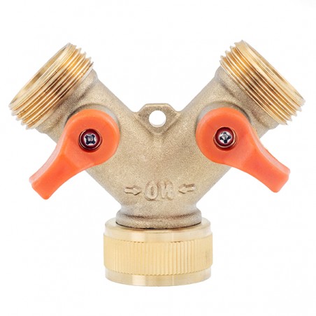 Réz Y Elágazó Kerti Csapra 3/4" BM