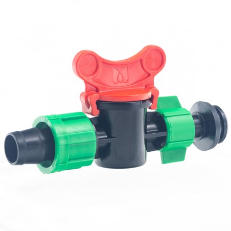 Csepegtető Szalag Indító Csap 17 x 17 mm Furat-Cső, Szalagcső Csatlakozó Idom Kpe Csőhöz