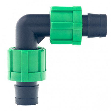 Csepegtető Szalag Könyök 17 x 17 mm, Szalagcső Csatlakozó Idom