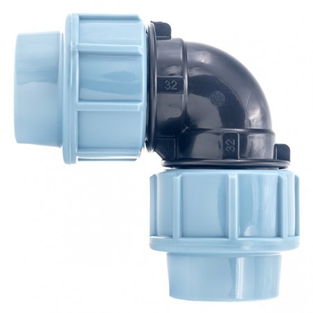 Kpe Könyök 32 x 32 mm Tok-Tok, Kpe L Gyorscsatlakozó Idom - 16 Bár