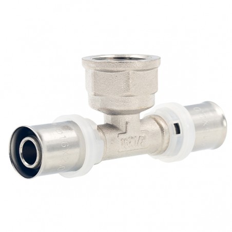 Ötrétegű Press T-idom 16 - 1/2 BM - 16