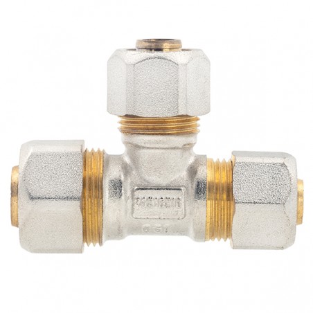 Ötrétegű Kulcsos, Szorítógyűrűs Szűkítő T-idom 20 x 16 x 16 MM