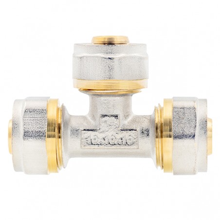 Ötrétegű Kulcsos, Szorítógyűrűs T-idom 16 x 16 x 16 MM