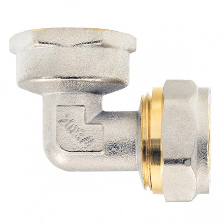 Ötrétegű Kulcsos, Szorítógyűrűs Könyök 20 x 3/4 BM