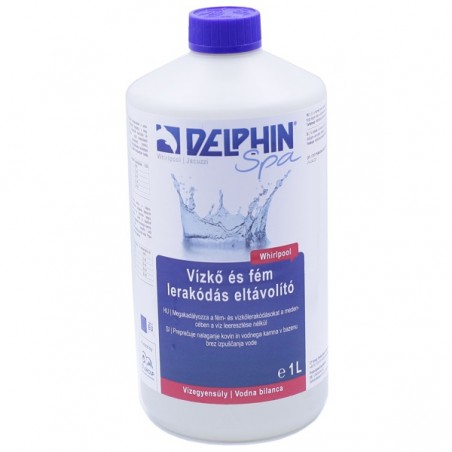 Delphin Spa Vízkő és Fém Lerakódás Eltávolító, Vízkeménység Stabilizáló 1L