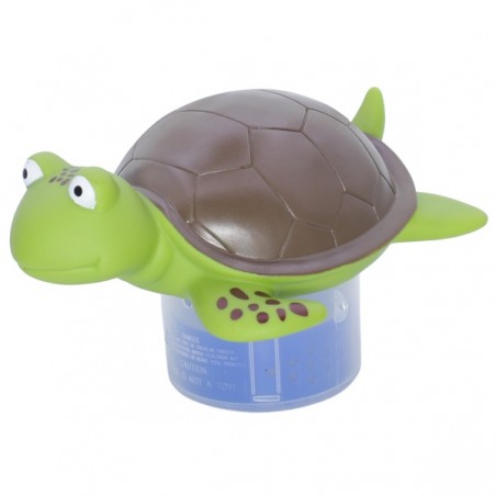 Úszóadagoló, Vegyszeradagoló 3" Tablettához Teknős Figurával
