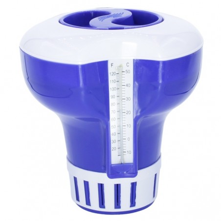 Úszóadagoló, Vegyszeradagoló Hőmérővel 3" Tablettához