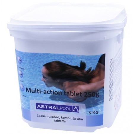 Astralpool Multi-Action Medence Fertőtlenítő Tabletta, 5Kg