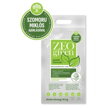ZEOgreen Zeolit Homok 0,5-1 mm - 10kg Zsák