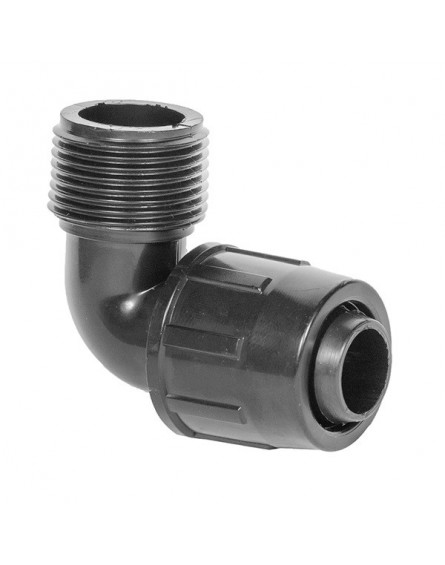 Lpe Könyök 20 mm x 3/4 Tok - KM, Lpe Cső Összekötő Idom Irritec